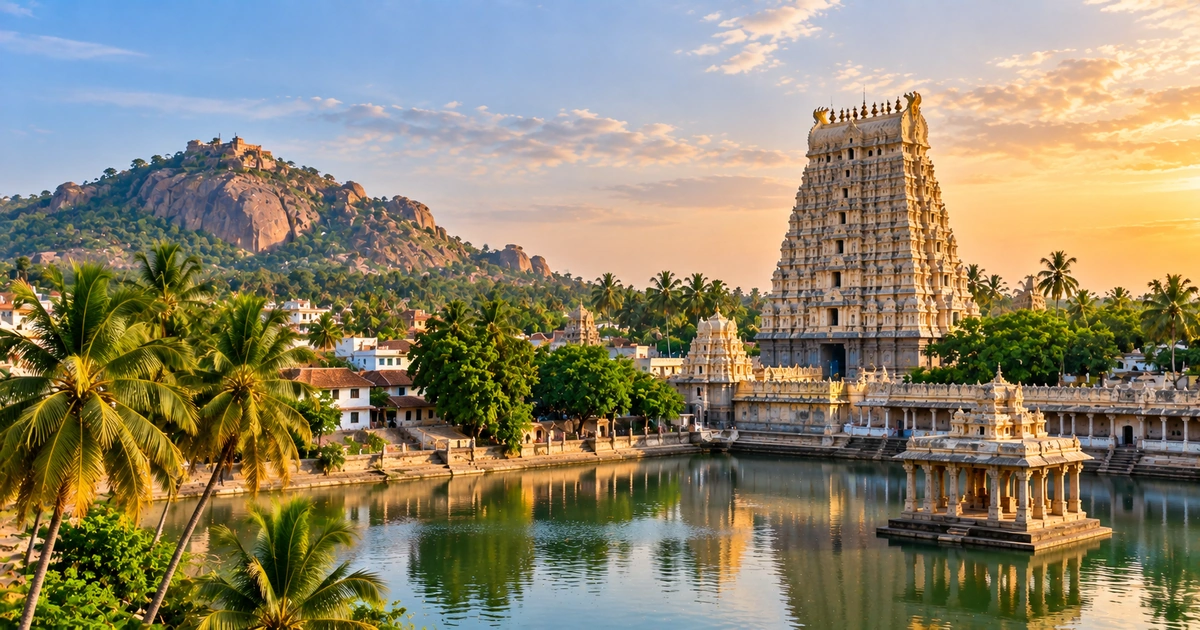 Tourist in south India 